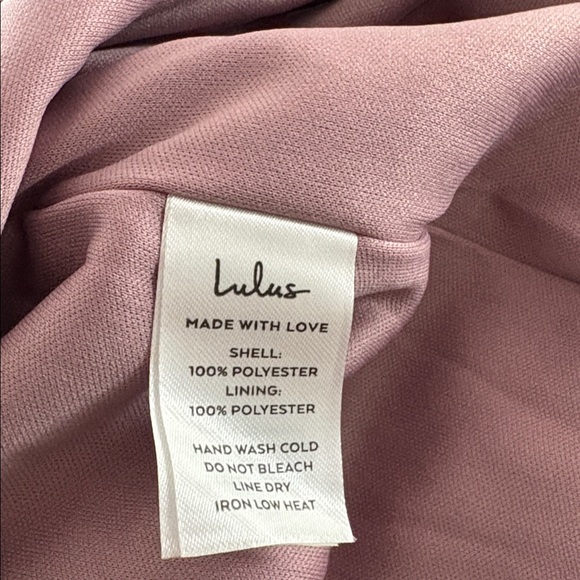 NWT Lulu's Fleur-ty Behavior Mauve Floral Satin Tie-Strap Midi Dress - Picture 8 of 8